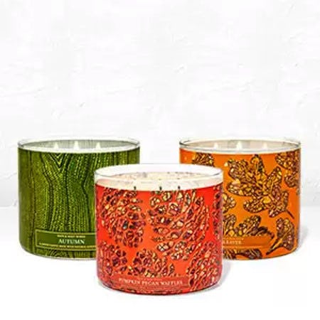 All 3-Wick Candles $13.95