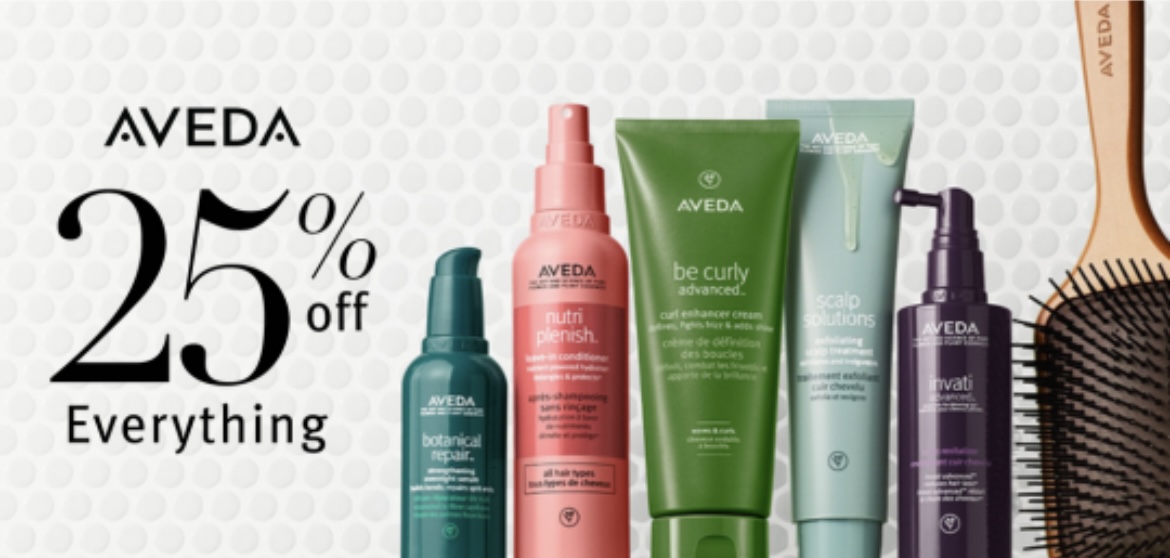 Aveda 25% Off
