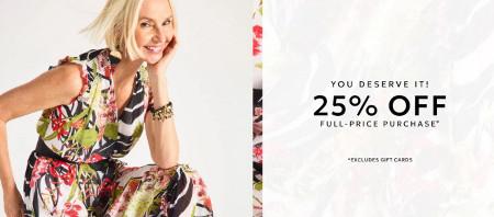 25% off Full-Price Purchase