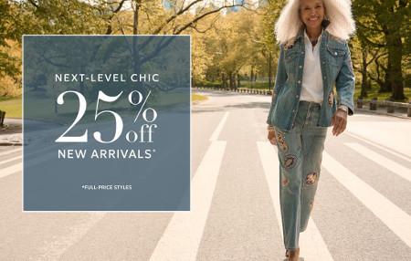 25% Off New Arrivals