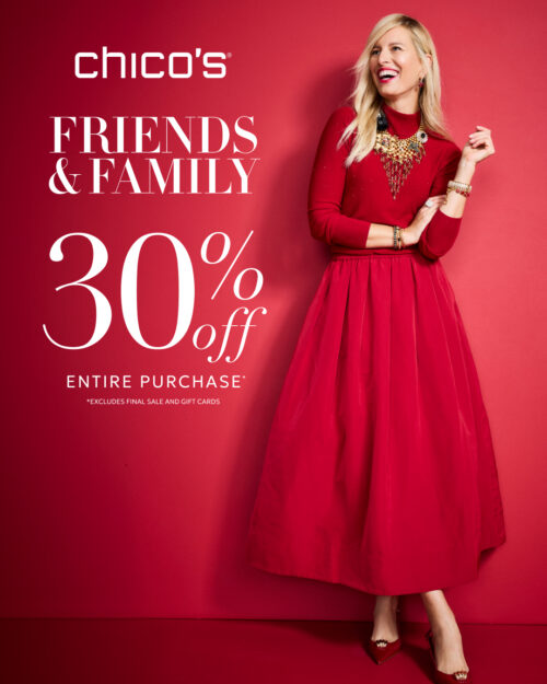 Friends & Family Event at Chico’s